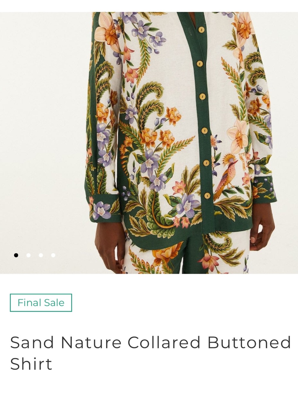 Farm Rio: NATURE SAND SHIRT - Picture 6 of 9
